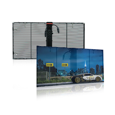 acheter Écran LED extérieur transparent de 1000x1000 mm à l'extérieur du rideau DIP346 online manufacture