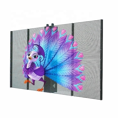 acheter P3.91-7.8 Panneau d'affichage LED transparent 1000x1000 mm Vitre à haute luminosité online manufacture