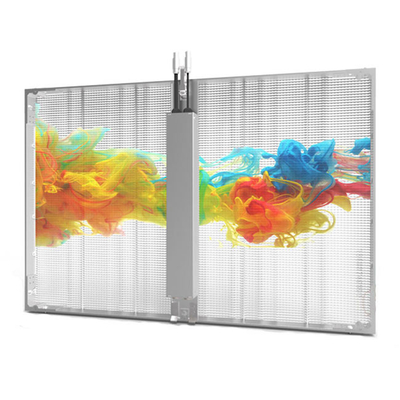acheter Full Color 3,9 mm Vidéo LED transparente vitre murale online manufacture