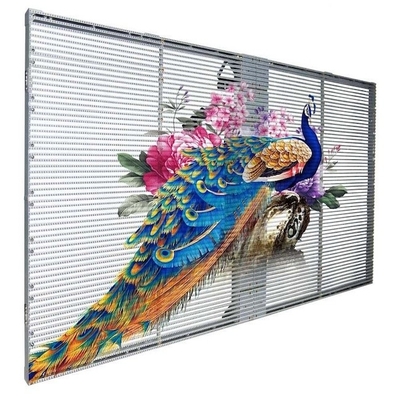 acheter P2.6-5.2 Affichage de fenêtre LED transparent en verre à l'intérieur haute luminosité online manufacture