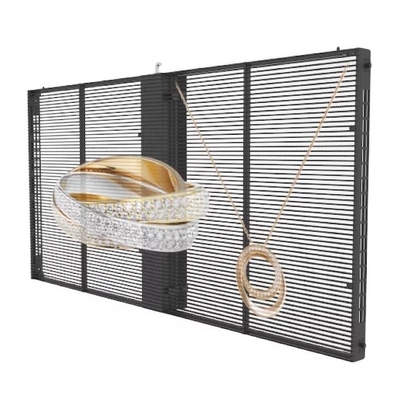 acheter Panneau d'affichage LED transparent de 1000 x 1000 mm P3.91-7.8 Verres extérieurs publicitaires online manufacture