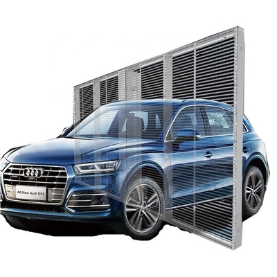 acheter Panneau d'affichage LED transparent à couleur P3.9 mm Maintenance avant de fenêtre en verre online manufacture