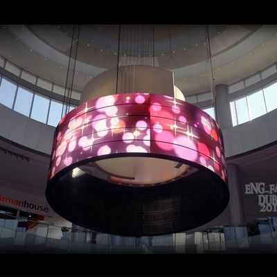 acheter P2.5 Écran d'affichage LED commercial cylindre flexible vidéo 3D ronde online manufacture